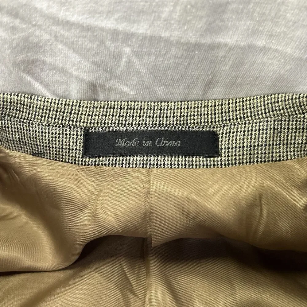 Lauren Ralph Lauren Tan Brown Men’s Silk Wool Stripe Sportcoat Blazer Jacket 38R